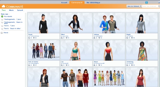 4  sims 4 dem create a sims creer un sims communauté community